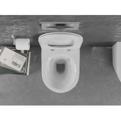 Mexen Lena wc Rimless  cu capac soft close  slim, duroplast,  alb - 30220400