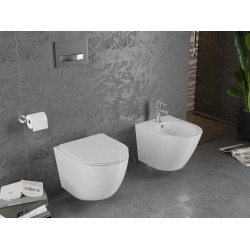 Mexen Lena wc Rimless  cu capac soft close  slim, duroplast,  alb - 30220400
