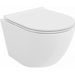 Mexen Lena wc Rimless  cu capac soft close  slim, duroplast,  alb - 30220500 Wc 467680 Mexen