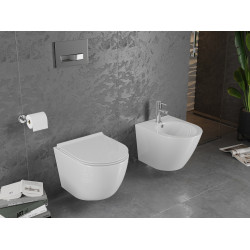 Mexen Lena wc Rimless  cu capac soft close  slim, duroplast,  alb - 30220500