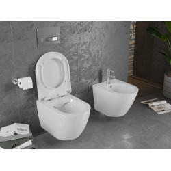 Mexen Lena wc Rimless  cu capac soft close   greu ,  alb - 30298000