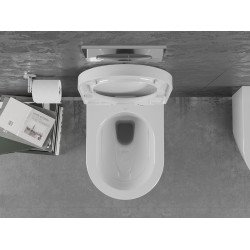 Mexen Lena wc Rimless  cu capac soft close   greu ,  alb - 30298000