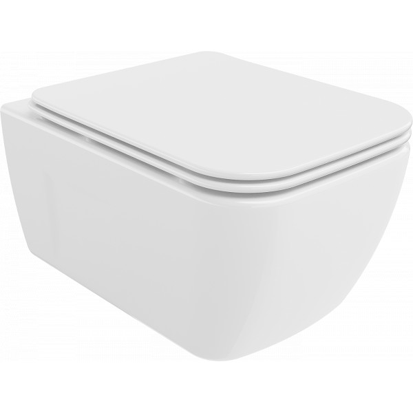 Mexen Margo wc Rimless  cu capac soft close  slim, duroplast,  alb - 30420900