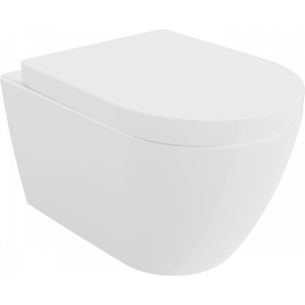 Mexen Rico wc Rimless  cu capac soft close   greu ,  alb - 30478000