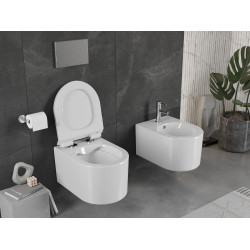 Mexen Sofia wc Rimless  cu capac soft close  slim, duroplast,  alb - 30540100