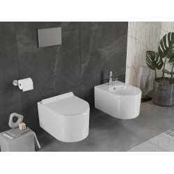 Mexen Sofia wc Rimless  cu capac soft close  slim, duroplast,  alb - 30540100