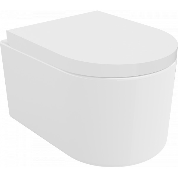 Mexen Sofia wc Rimless  cu capac soft close   greu , duroplast,  alb - 30540200