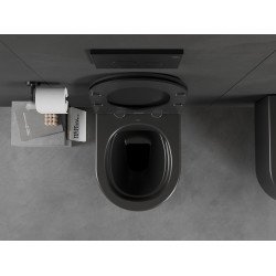 Mexen Sofia wc Rimless  cu capac soft close  slim, duroplast,  negru mat - 30541085
