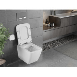 Mexen Vega wc Rimless  cu capac soft close  slim, duroplast,  alb - 30654000