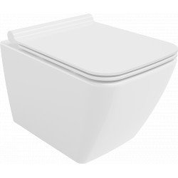 Mexen Vega wc Rimless  cu capac soft close  slim, duroplast,  alb - 30654000 Wc 467680 Mexen
