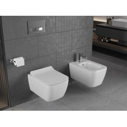Mexen Stella wc Rimless  cu capac soft close  slim, duroplast,  alb - 30680800