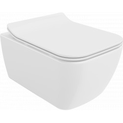 Mexen Stella wc Rimless  cu capac soft close  slim, duroplast,  alb - 30680800 Wc 467680 Mexen