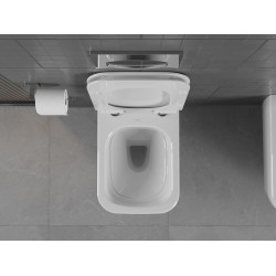 Mexen Stella wc Rimless  cu capac soft close  slim, duroplast,  alb - 30680800
