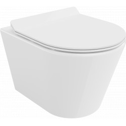 Mexen Rico wc Rimless  cu capac soft close  slim, duroplast,  alb - 30720100 Wc 467680 Mexen