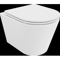 Mexen Rico wc Rimless  cu capac soft close  slim, duroplast,  alb - 30720300 Wc 467680 Mexen