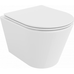 Mexen Rico wc Rimless  cu capac soft close  slim, duroplast,  alb - 30720400 Wc 467680 Mexen