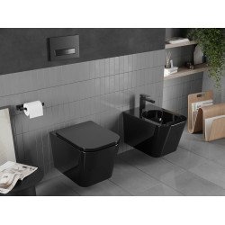 Mexen Teo wc Rimless  cu capac soft close  slim, duroplast,  negru - 30854070