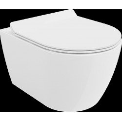 Mexen Carmen wc Rimless  cu capac soft close  slim, duroplast,  alb - 30880100 Wc 467680 Mexen