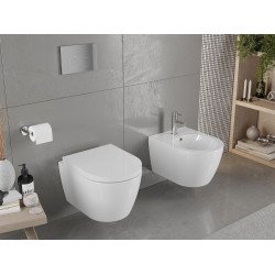 Mexen Carmen wc Rimless  cu capac soft close   greu , duroplast,  alb - 30880200