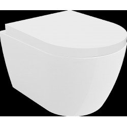 Mexen Carmen wc Rimless  cu capac soft close   greu , duroplast,  alb - 30880200 Wc 467680 Mexen