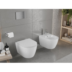 Mexen Carmen wc Rimless  cu capac soft close  slim, duroplast,  alb - 30880300