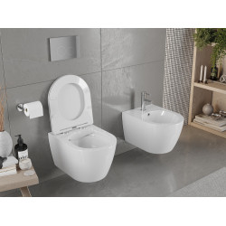 Mexen Carmen wc Rimless  cu capac soft close  slim, duroplast,  alb - 30880300