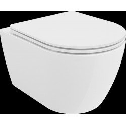 Mexen Carmen wc Rimless  cu capac soft close  slim, duroplast,  alb - 30880300 Wc 467680 Mexen