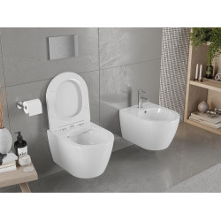 Mexen Carmen wc Rimless  cu capac soft close  slim, duroplast,  alb - 30880400