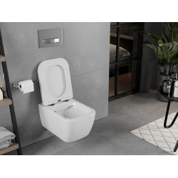 Mexen Elis wc Rimless  cu capac soft close  slim, duroplast,  alb - 30910600
