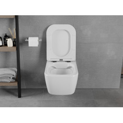 Mexen Elis wc Rimless  cu capac soft close  slim, duroplast,  alb - 30910600