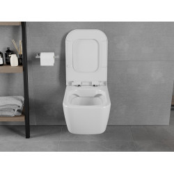 Mexen Elis wc Rimless  cu capac soft close  slim, duroplast,  alb - 30910700