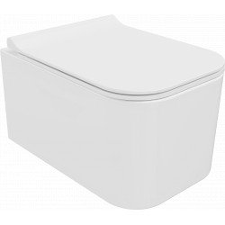 Mexen Elis wc Rimless  cu capac soft close  slim, duroplast,  alb - 30910700 Wc 467680 Mexen