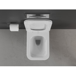 Mexen Cube wc Rimless  cu capac soft close  slim, duroplast,  alb - 30924000