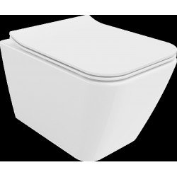 Mexen Cube wc Rimless  cu capac soft close  slim, duroplast,  alb - 30924000 Wc 467680 Mexen