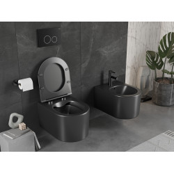 Mexen Sofia wc Rimless,  negru mat - 3354XX85