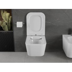 Mexen Madox wc Rimless  cu capac soft close  slim, duroplast,  alb - 30154000