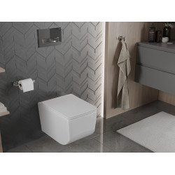 Mexen Vera wc Rimless  cu capac soft close  slim, duroplast,  alb - 30164000
