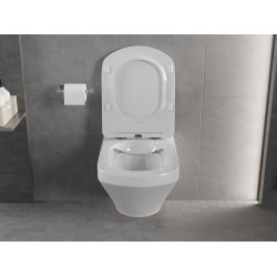 Mexen Vito wc Rimless  cu capac soft close  slim, duroplast,  alb - 30174000