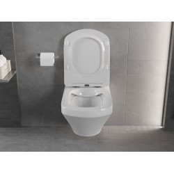 Mexen Vito wc Rimless  cu capac soft close  slim, duroplast,  alb - 30174000