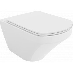 Mexen Vito wc Rimless  cu capac soft close  slim, duroplast,  alb - 30174000 Wc 467680 Mexen