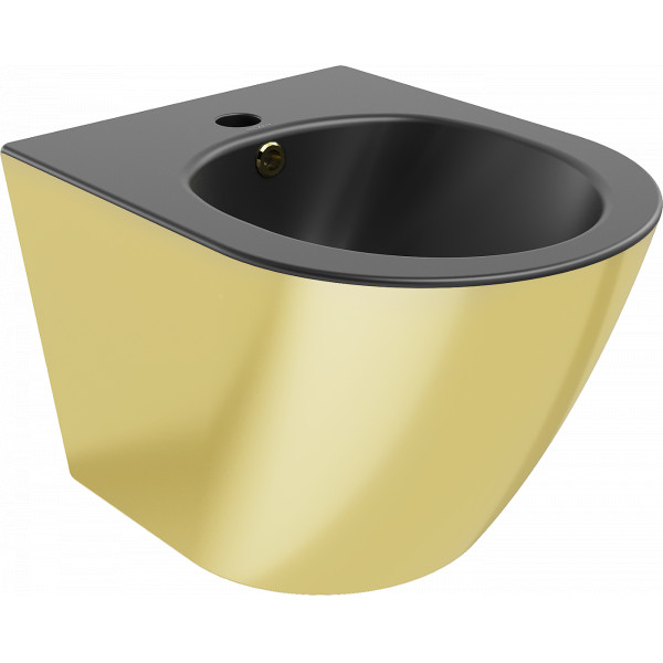 Mexen Lena bideu suspendat ,  negru mat/ auriu - 35224876