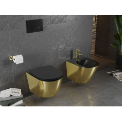 Mexen Lena bideu suspendat ,  negru mat/ auriu - 35224876