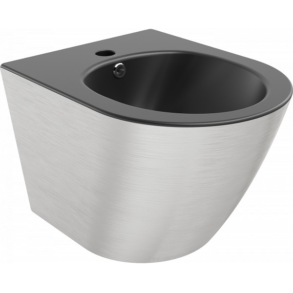 Mexen Lena bideu suspendat ,  negru mat/ argintiu  linie - 35224873