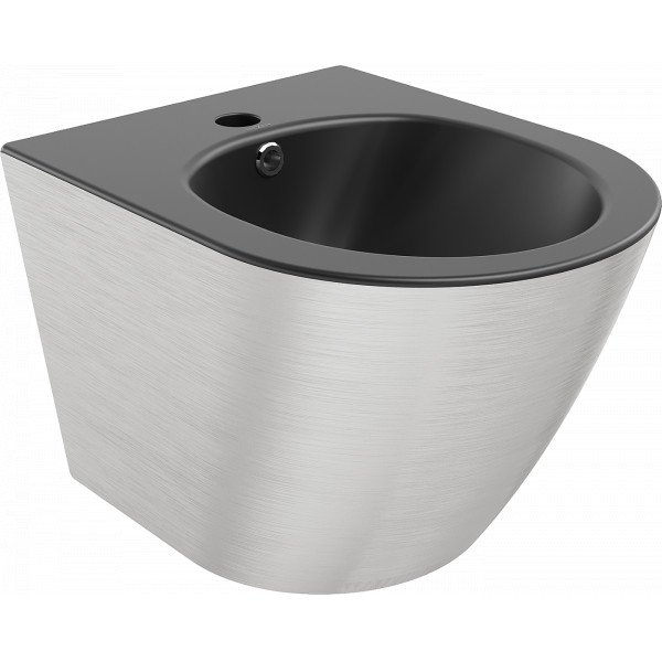 Mexen Lena bideu suspendat ,  negru mat/ argintiu  linie - 35224873