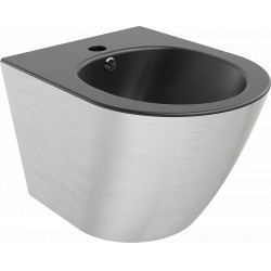 Mexen Lena bideu suspendat ,  negru mat/ argintiu  linie - 35224873 Bideu 467680 Mexen