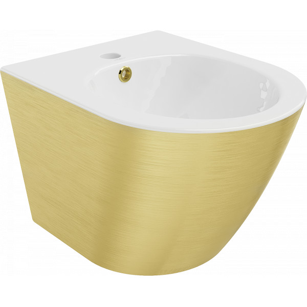 Mexen Lena bideu suspendat ,  alb/ auriu linie - 35224807