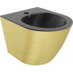 Mexen Lena bideu suspendat ,  negru mat/ auriu linie - 35224877 Bideu 467680 Mexen