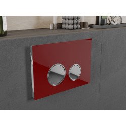 Mexen Fenix 06 clapeta , rosu  sticla- 600627