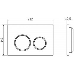 Mexen Fenix 07 XS clapeta , negru - 600703