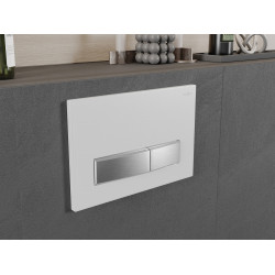 Mexen Fenix 09 clapeta , Alb /chrom mat  - 600929